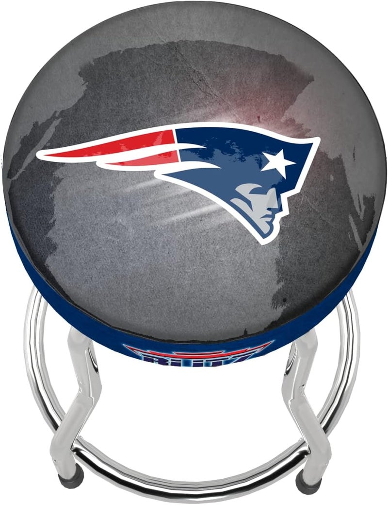 Arcade1Up Adjustable Licensed NFL Blitz Pub Stool (New England Patriots), Multicolor (A1UP-Patriots Stool) - Image 1